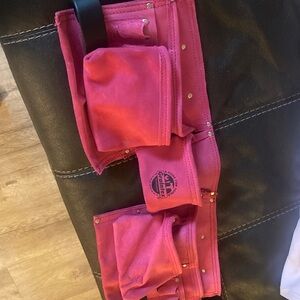 Custom LeatherCraft Pink Tool Belt
